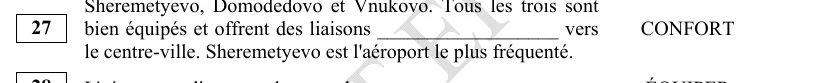 Задание 27 демоверсии ЕГЭ 2027 по французскому языку