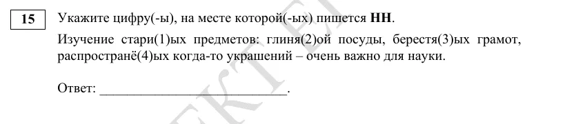Задание 15 демоверсии ЕГЭ 2027 по русскому языку, вариант 1